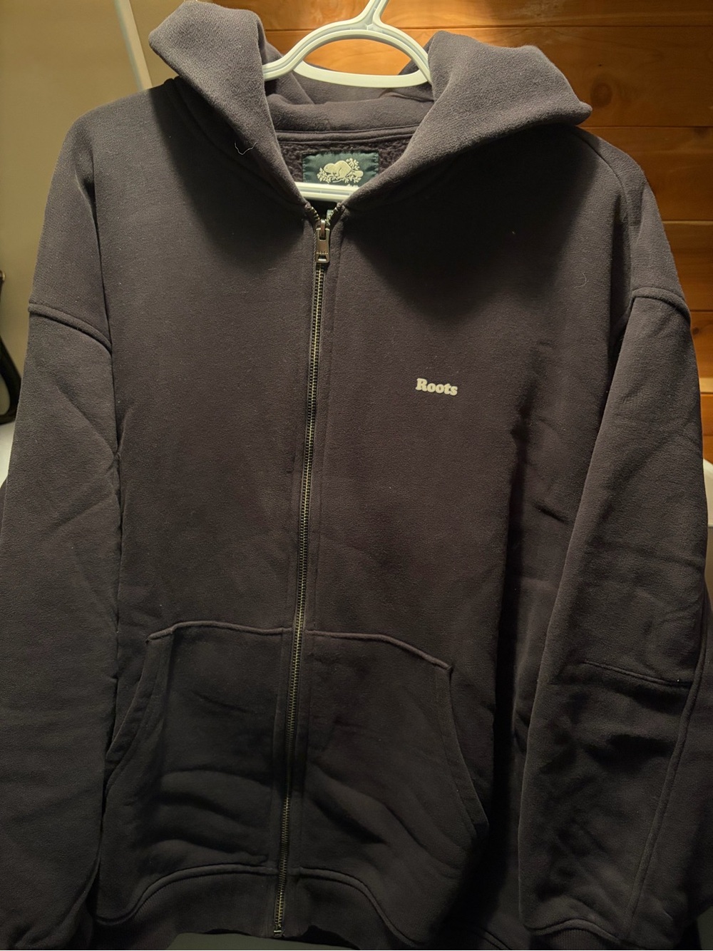 Roots Women’s Zip-Up Hoodie - Black